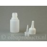 Leeg flesje 25 ml incl. tuitje en dopje