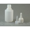 Leeg flesje 50 ml incl. tuitje en dopje